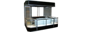 Kioscos e Islas de madera