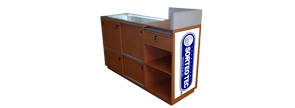 Mostradores de aluminio